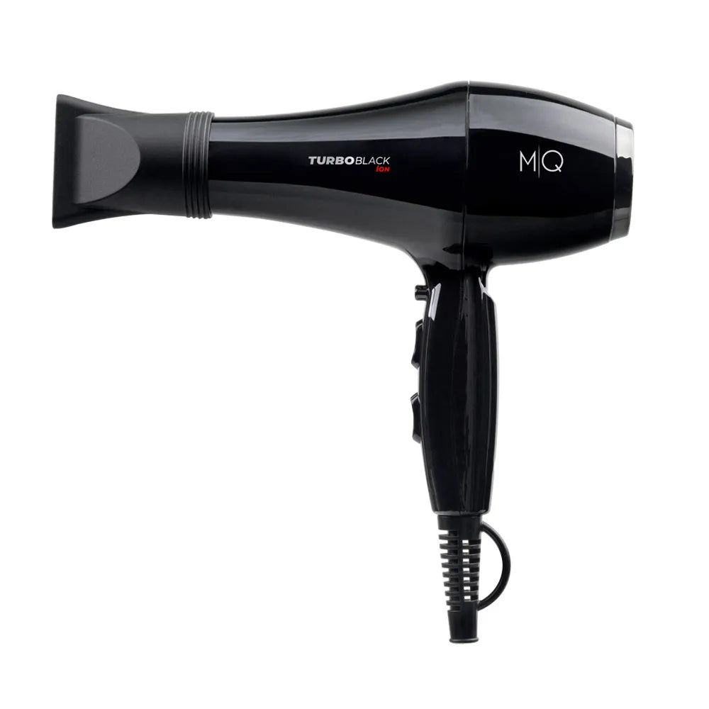 Professional Turbo Black Ion Hair Dryer 2500W by MQ professional Hair Dryer for Hair Drying, highlighted packaging