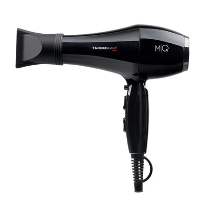 Professional Turbo Black Ion Hair Dryer 2500W by MQ professional Hair Dryer for Hair Drying, highlighted packaging
