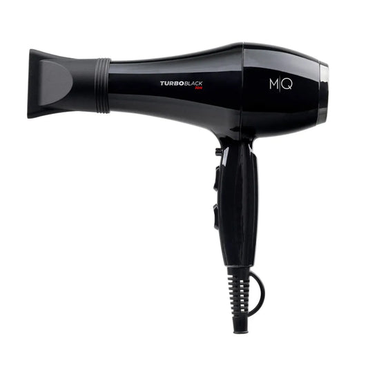Professional Turbo Black Ion Hair Dryer 2500W by MQ professional Hair Dryer for Hair Drying, highlighted packaging