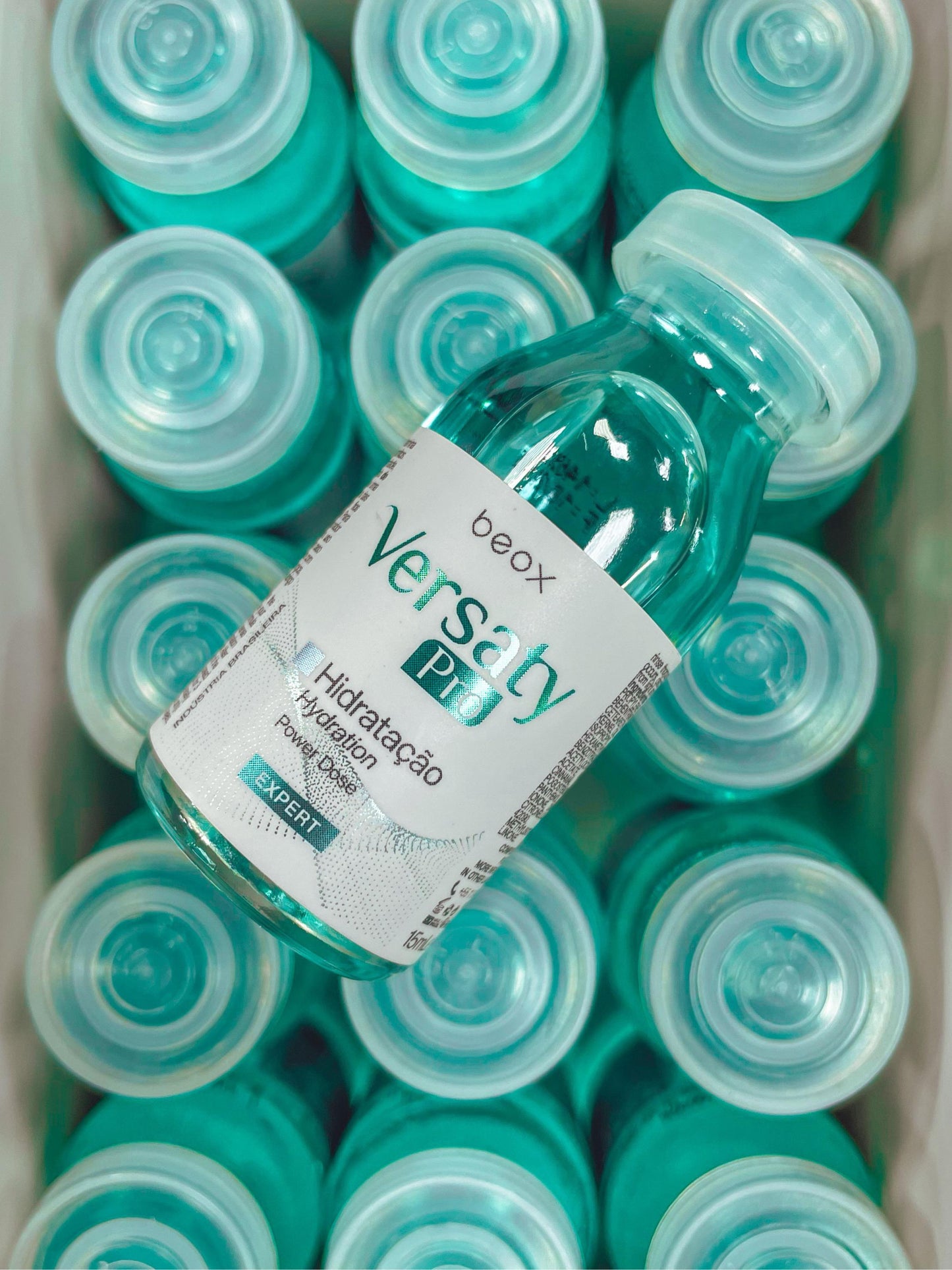 Versaty Pro Hair Schedule Ampoules by Beox professional Hair Mask for Nutrition, Hydration, Reconstruction, highlighted packaging