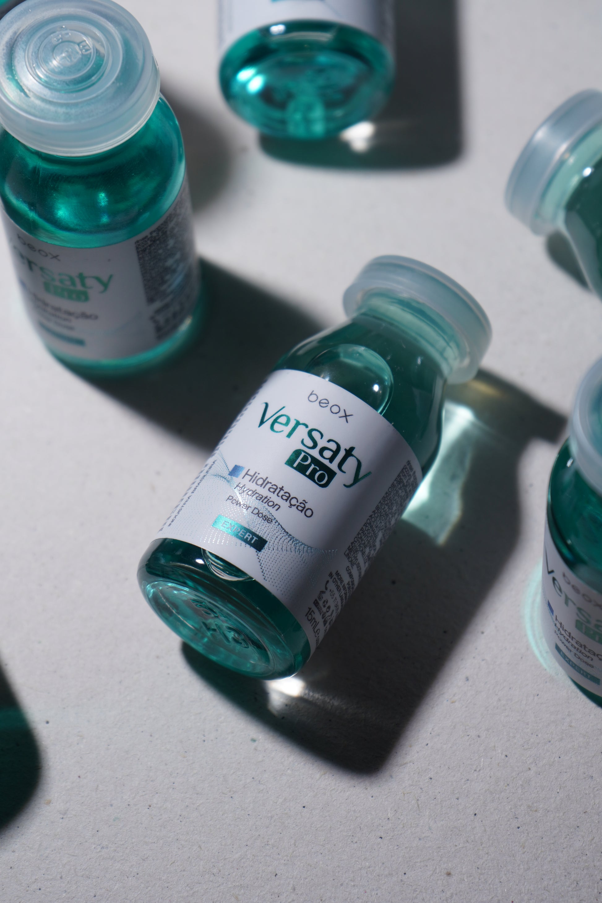 Versaty Pro Hair Schedule Ampoules by Beox professional Hair Mask for Nutrition, Hydration, Reconstruction, highlighted packaging