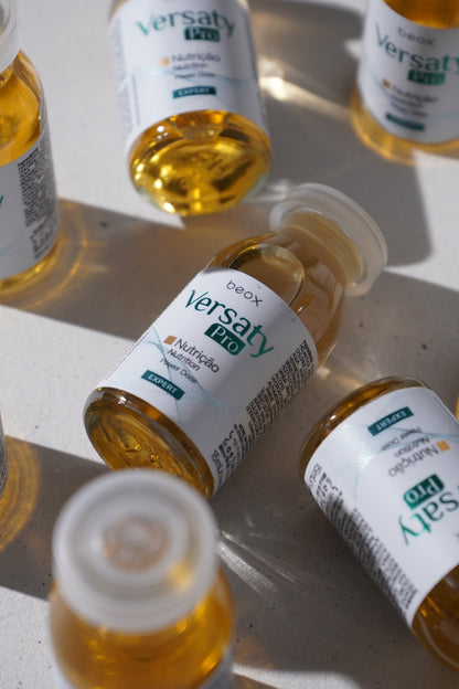 Versaty Pro Hair Schedule Ampoules by Beox professional Hair Mask for Nutrition, Hydration, Reconstruction, highlighted packaging