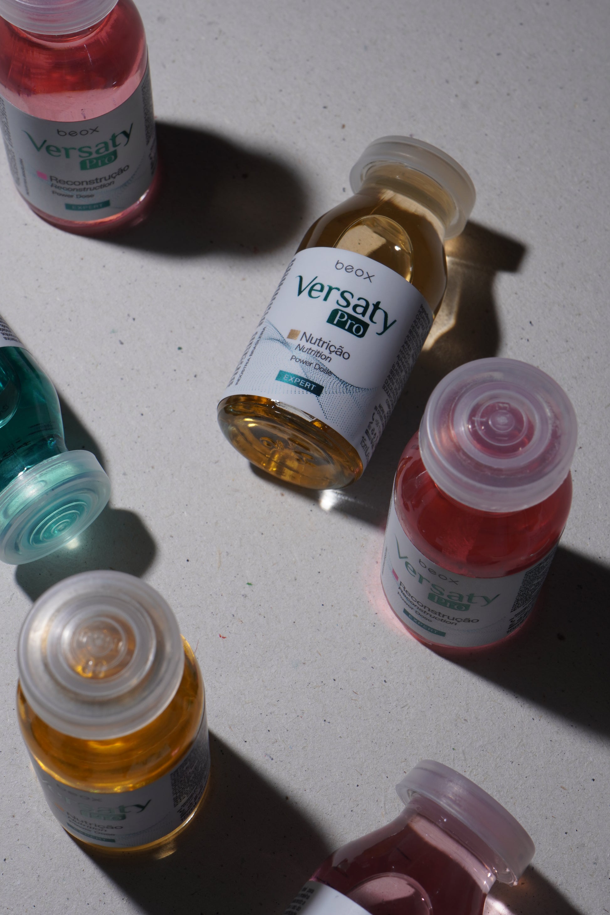 Versaty Pro Home Care Kit by Beox professional Shampoo, Conditioner, Hair Mask for Nutrition, Hydration, Reconstruction, highlighted packaging