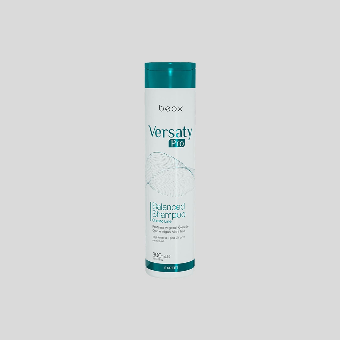 Versaty Pro Home Care Shampoo by Beox professional Shampoo for Hydration, Reconstruction, highlighted packaging