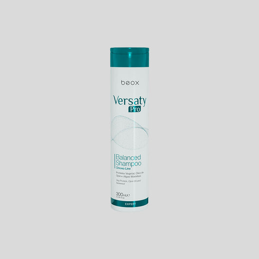 Versaty Pro Home Care Shampoo by Beox professional Shampoo for Hydration, Reconstruction, highlighted packaging
