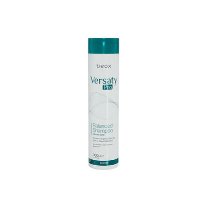 Versaty Pro Home Care Shampoo by Beox professional Shampoo for Hydration, Reconstruction, highlighted packaging
