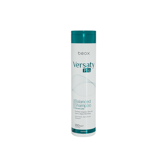 Versaty Pro Home Care Shampoo by Beox professional Shampoo for Hydration, Reconstruction, highlighted packaging